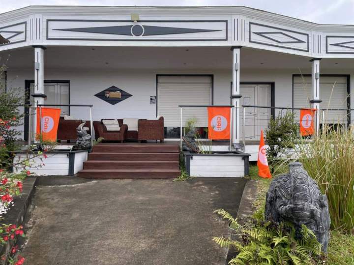 Entrée salle événementielle La Réunion